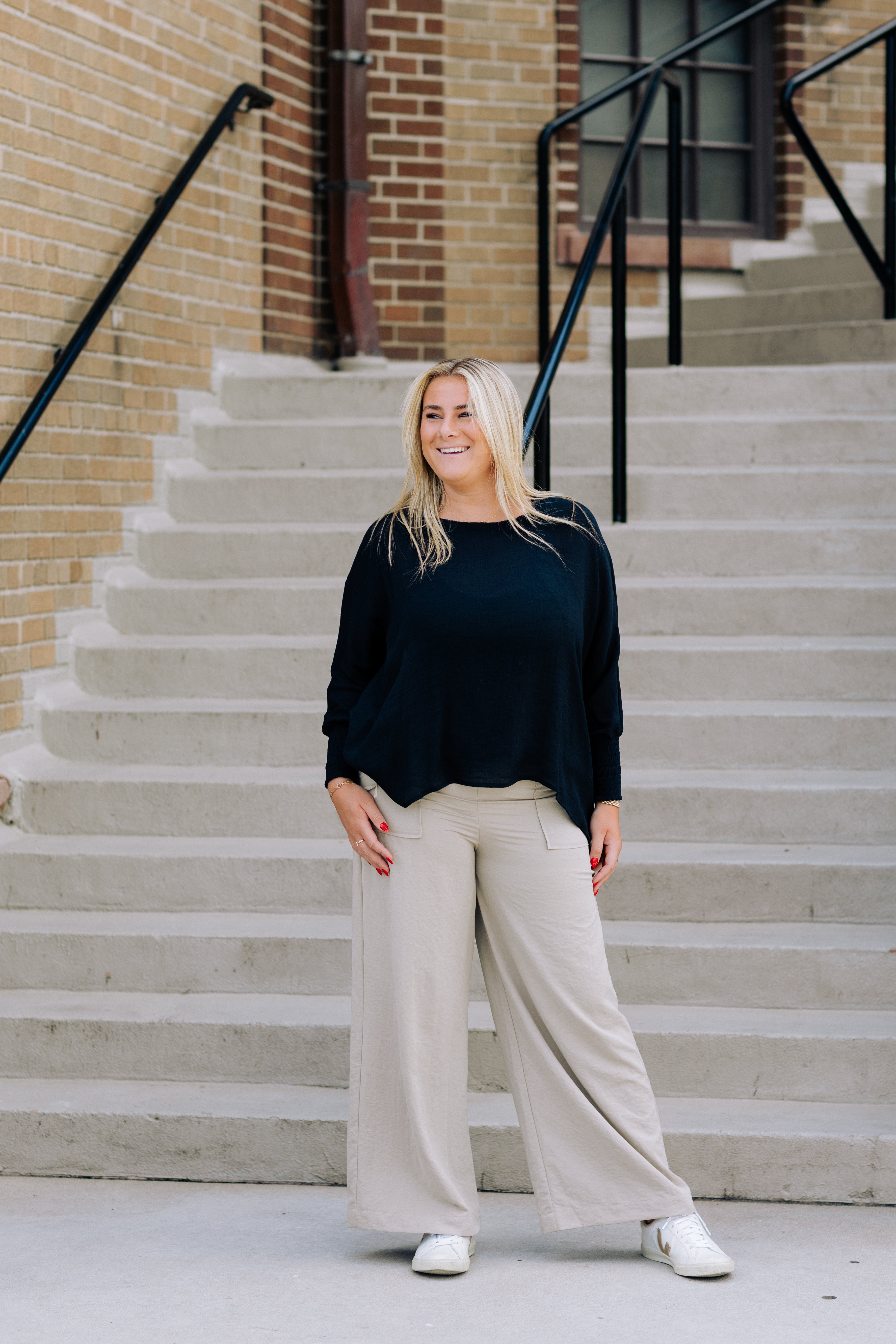 Fun2Fun Flowy Solid Oversized Top (Various Colors) – Genevieve Lake Geneva