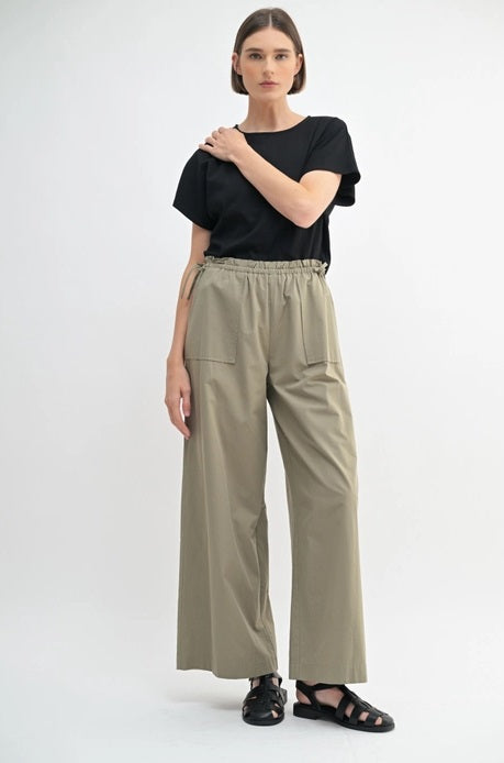 【COLOR iN ID】Twee side frill pants This Season's Must Have Pant Colors - Arctica