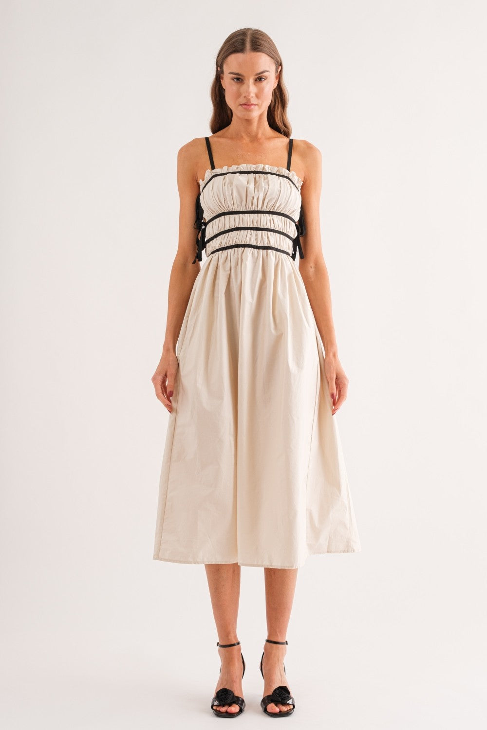 lena midi dress Bardot Lena Mesh Midi Dress Wildflower
