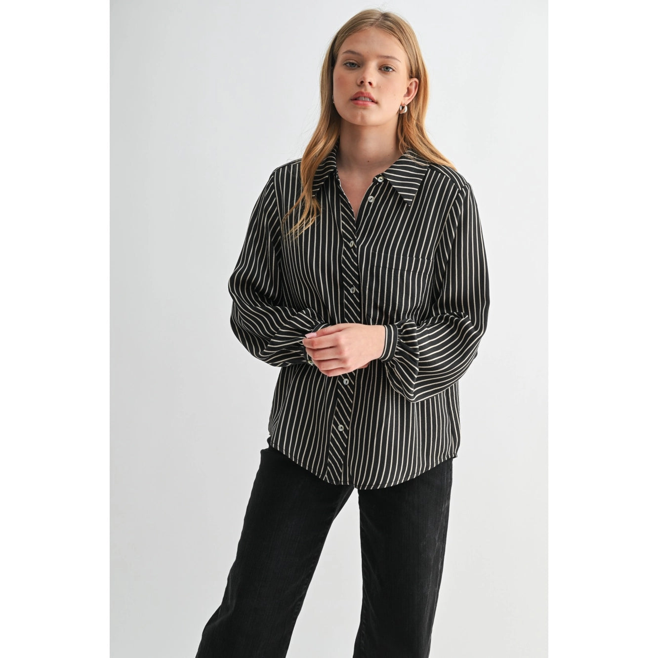 Fun2Fun Stripe Button-down Shirt (Various Colors)