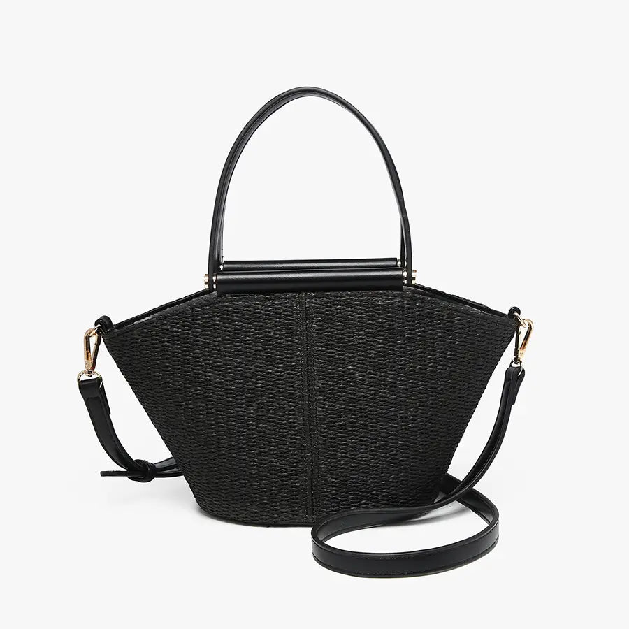 Raelynn Small Straw Tote