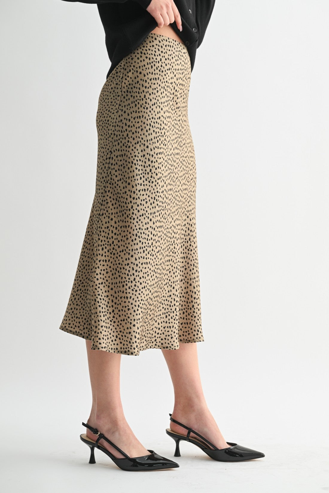 Fun2Fun Satin Animal Print Skirt