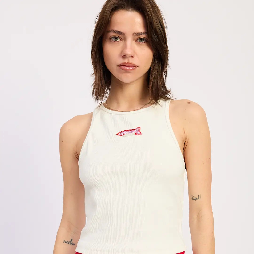 Emory Park Racer Back Fish Tank Top (Various Colors)