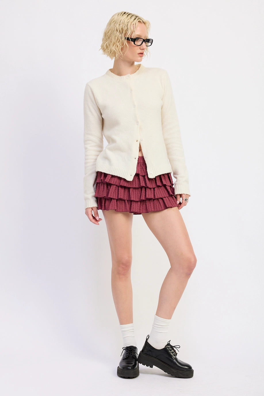 Emory Park Fitted Button Up Cardigan (Various Colors)