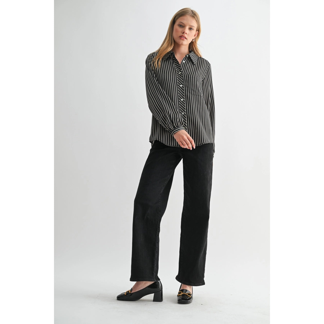 Fun2Fun Stripe Button-down Shirt (Various Colors)