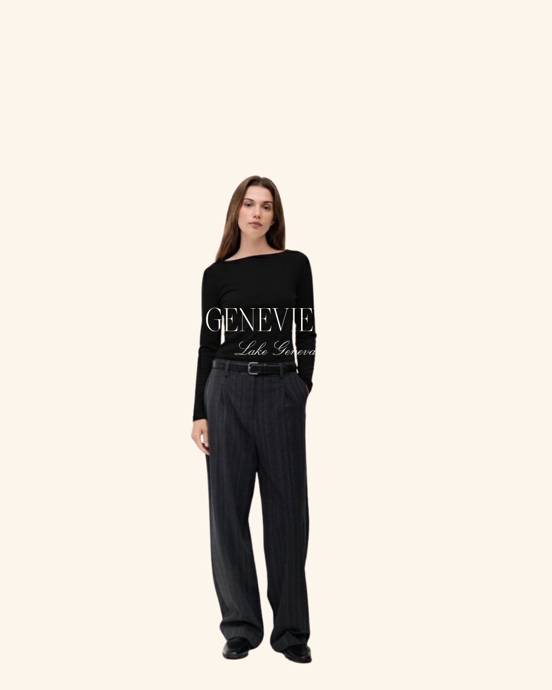 All Row Black Martina Top