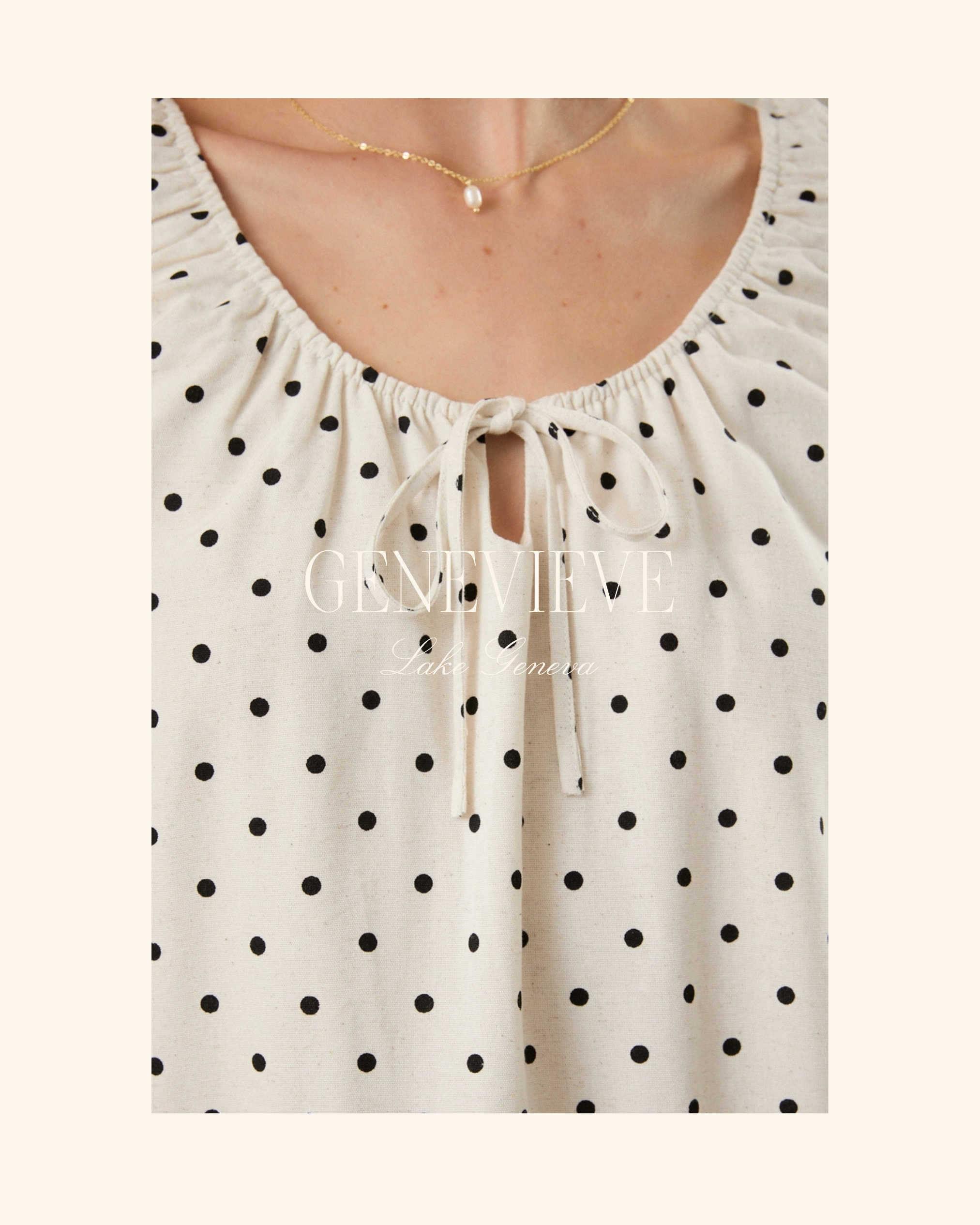 Sunday Edition Polka Dot Mini Dress