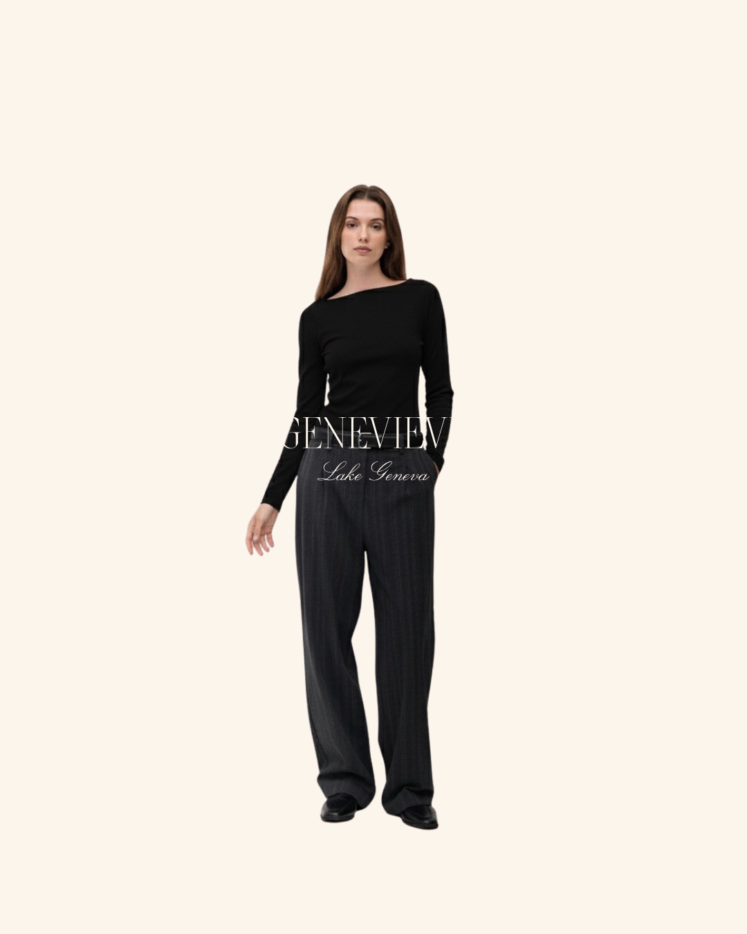 All Row Black Martina Top
