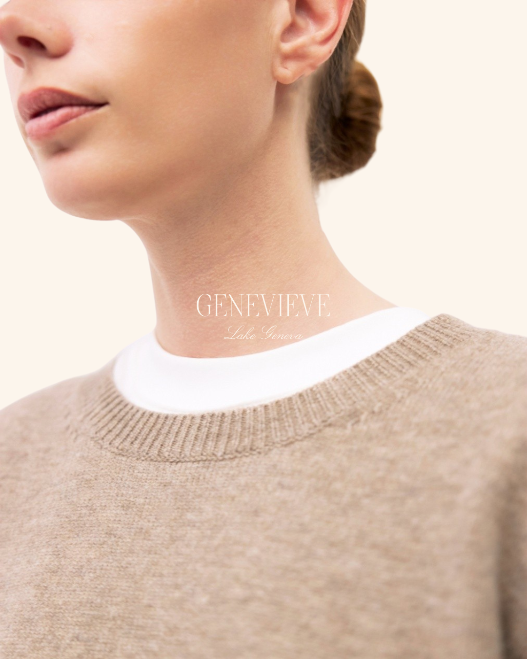 All Row Conrad Taupe Sweater