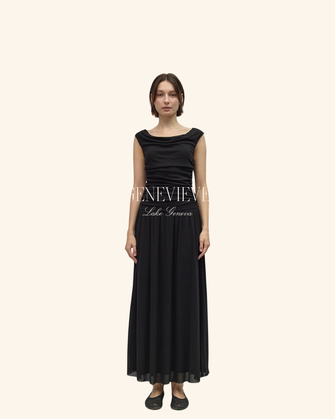 All Row Black Annabella Dress