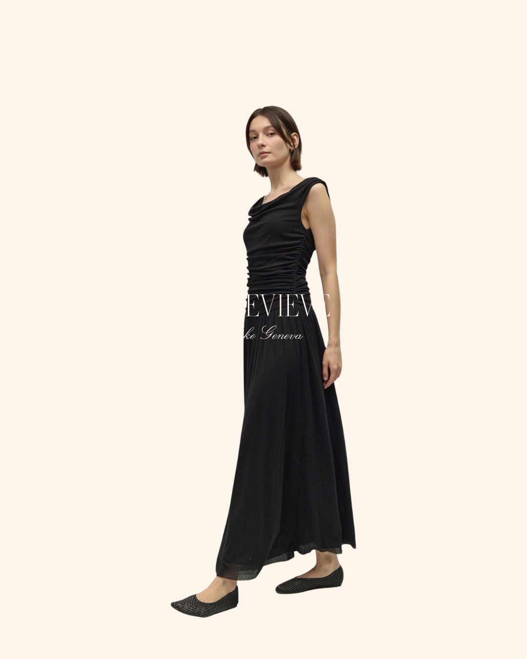 All Row Black Annabella Dress