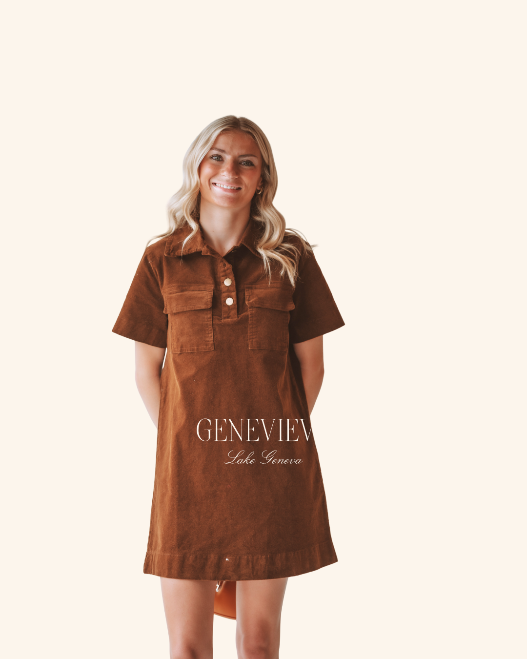 Needii Corduroy Mini Dress