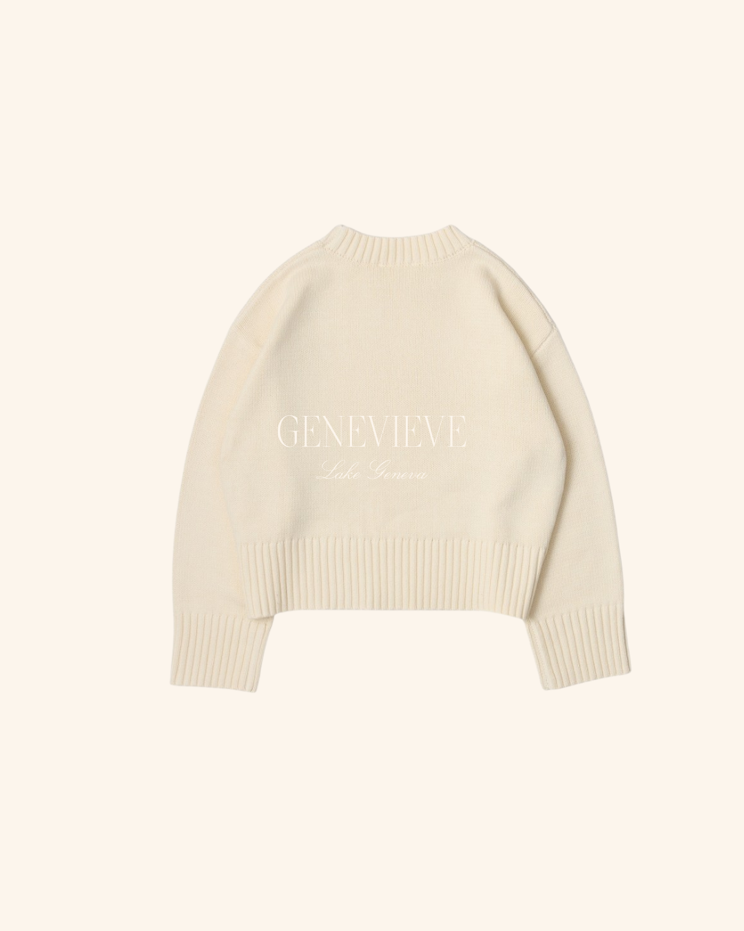 All Row Cream Asher Sweater