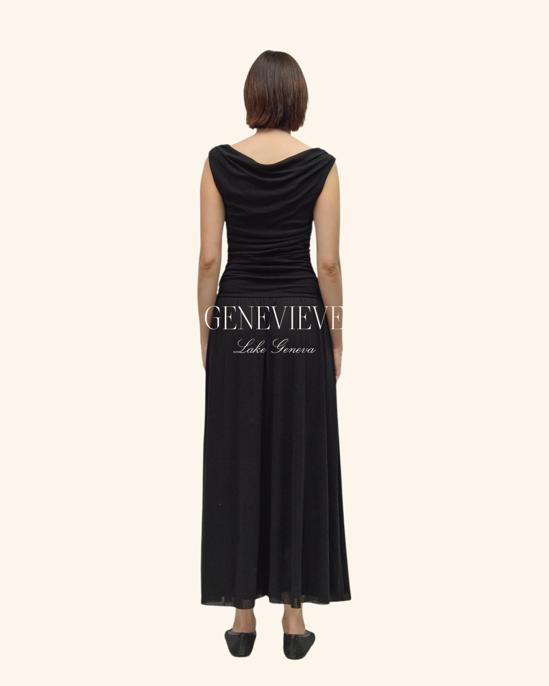 All Row Black Annabella Dress