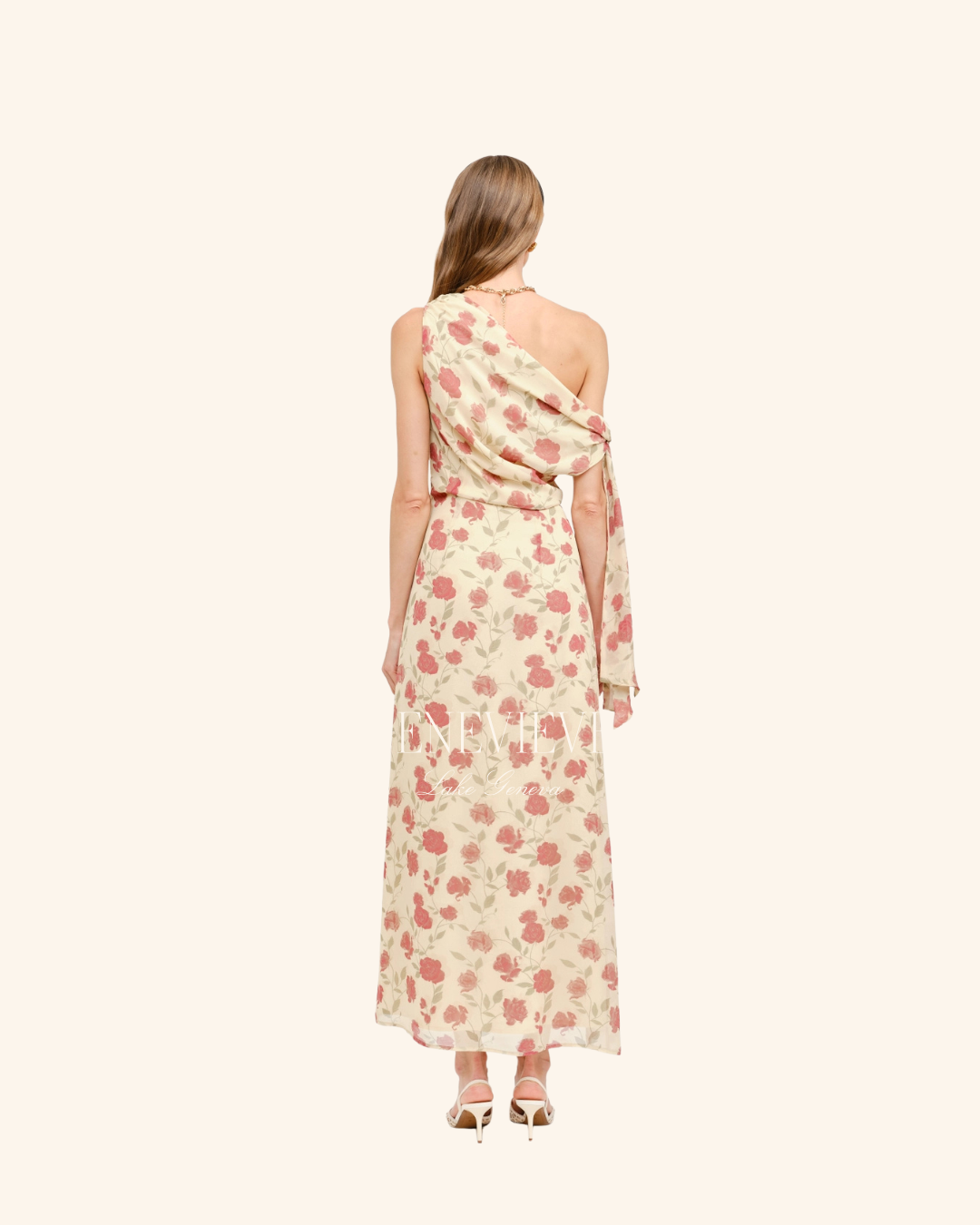 Sofie The Label Yellow Floral Midi Dress