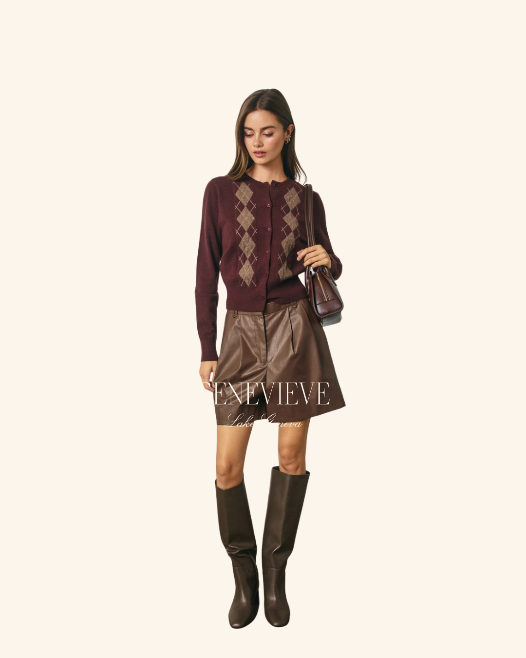 Dress Forum Argyle Cardigan