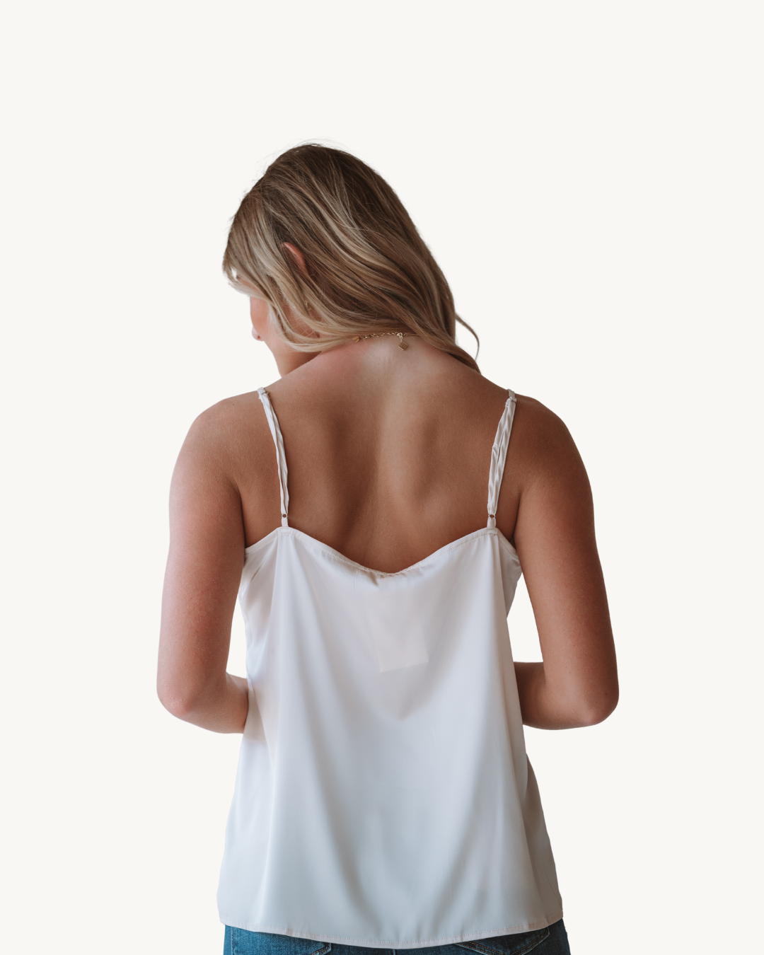 Vine & Love Lace Trim Tank