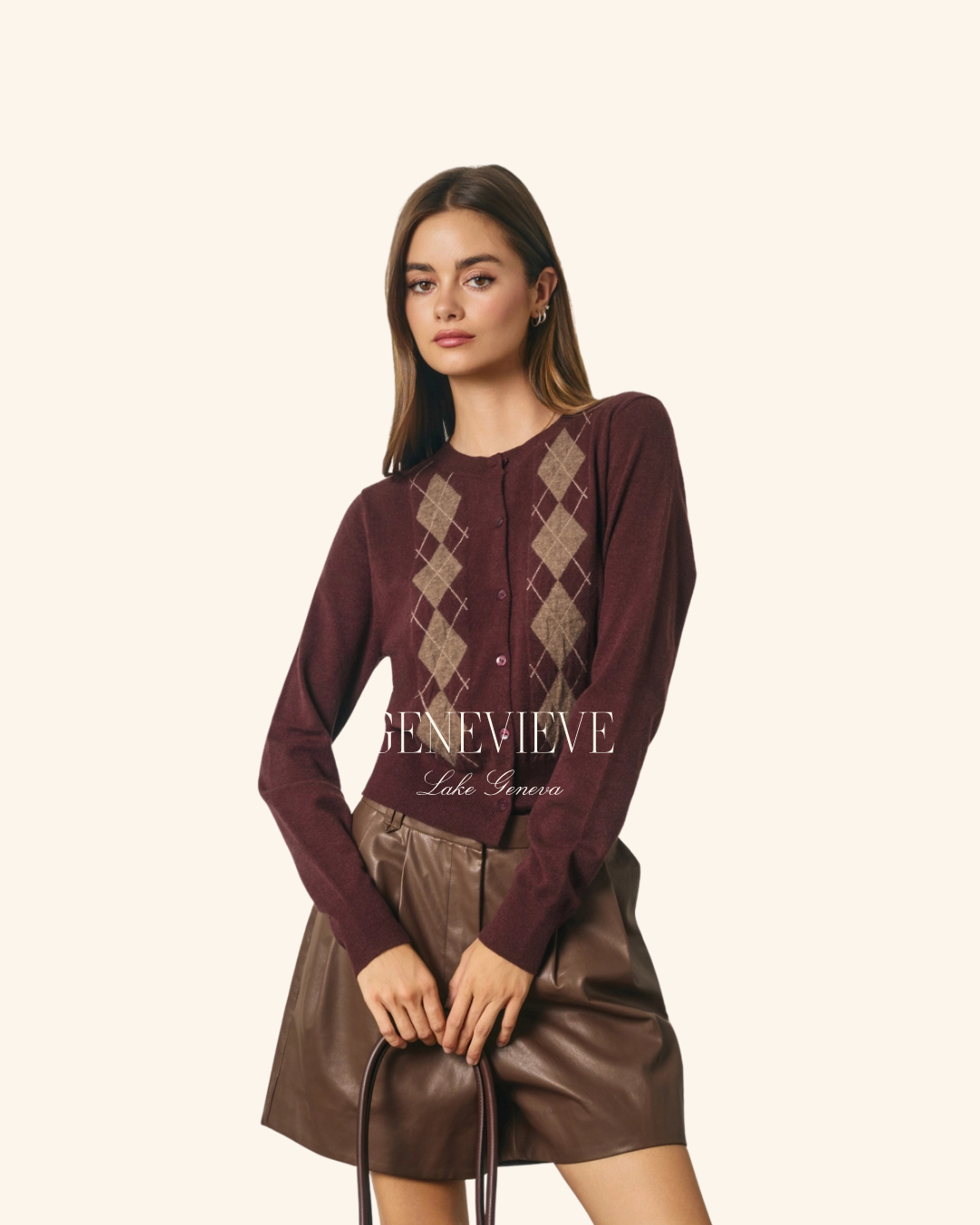 Dress Forum Argyle Cardigan