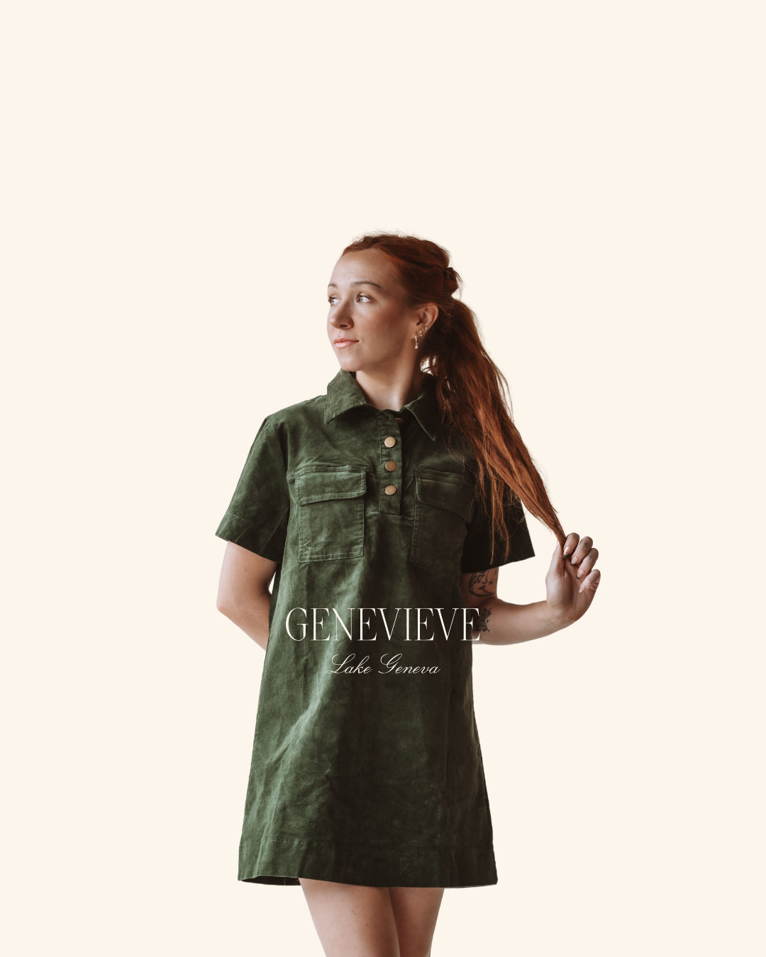 Needii Corduroy Mini Dress