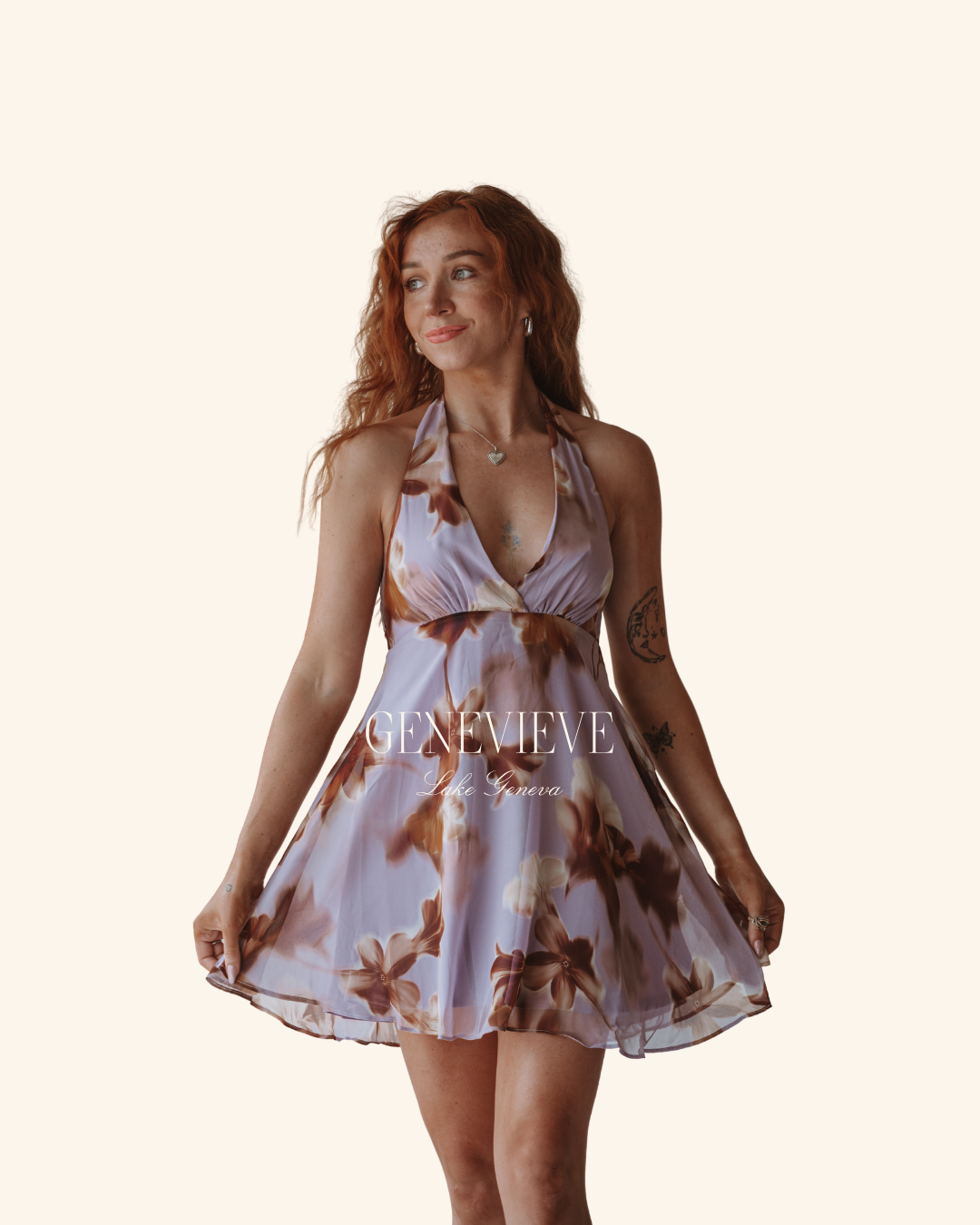 Emory Park Purple Halter Mini