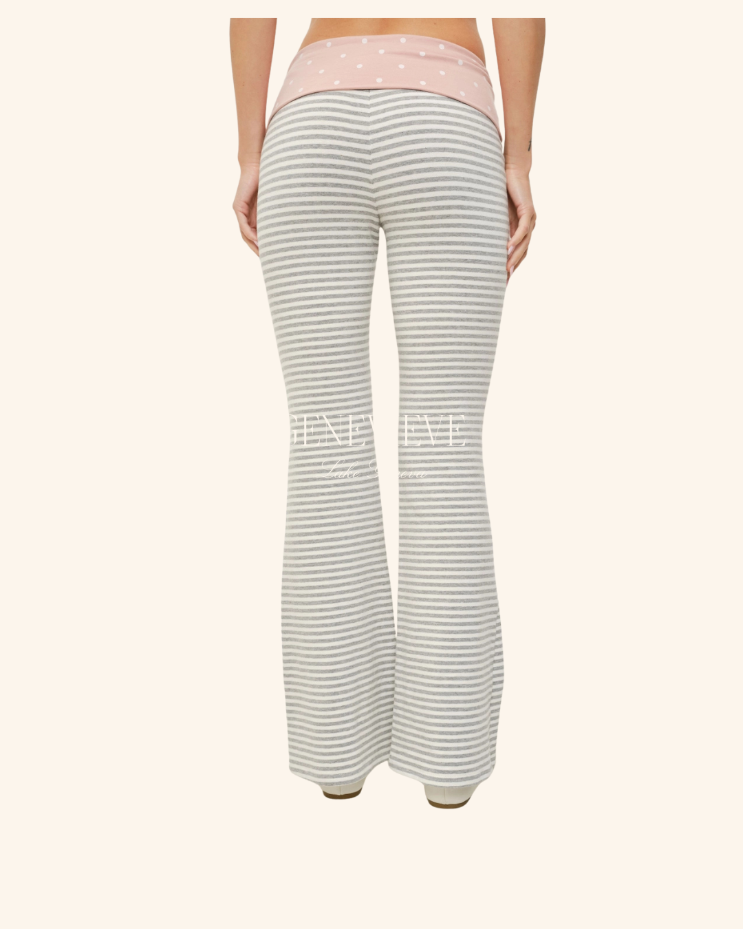 Pretty Garbage Gray Pink Terry Pant
