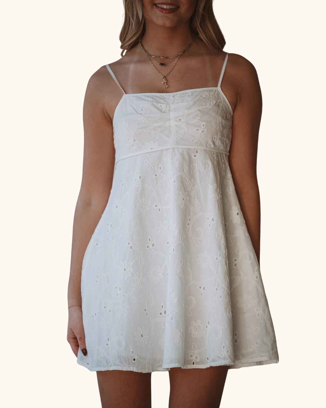 Storia Embroidered A-line Mini Dress Genevieve Lake Geneva Storia Embroidered A-line Mini Dress Genevieve Lake Geneva