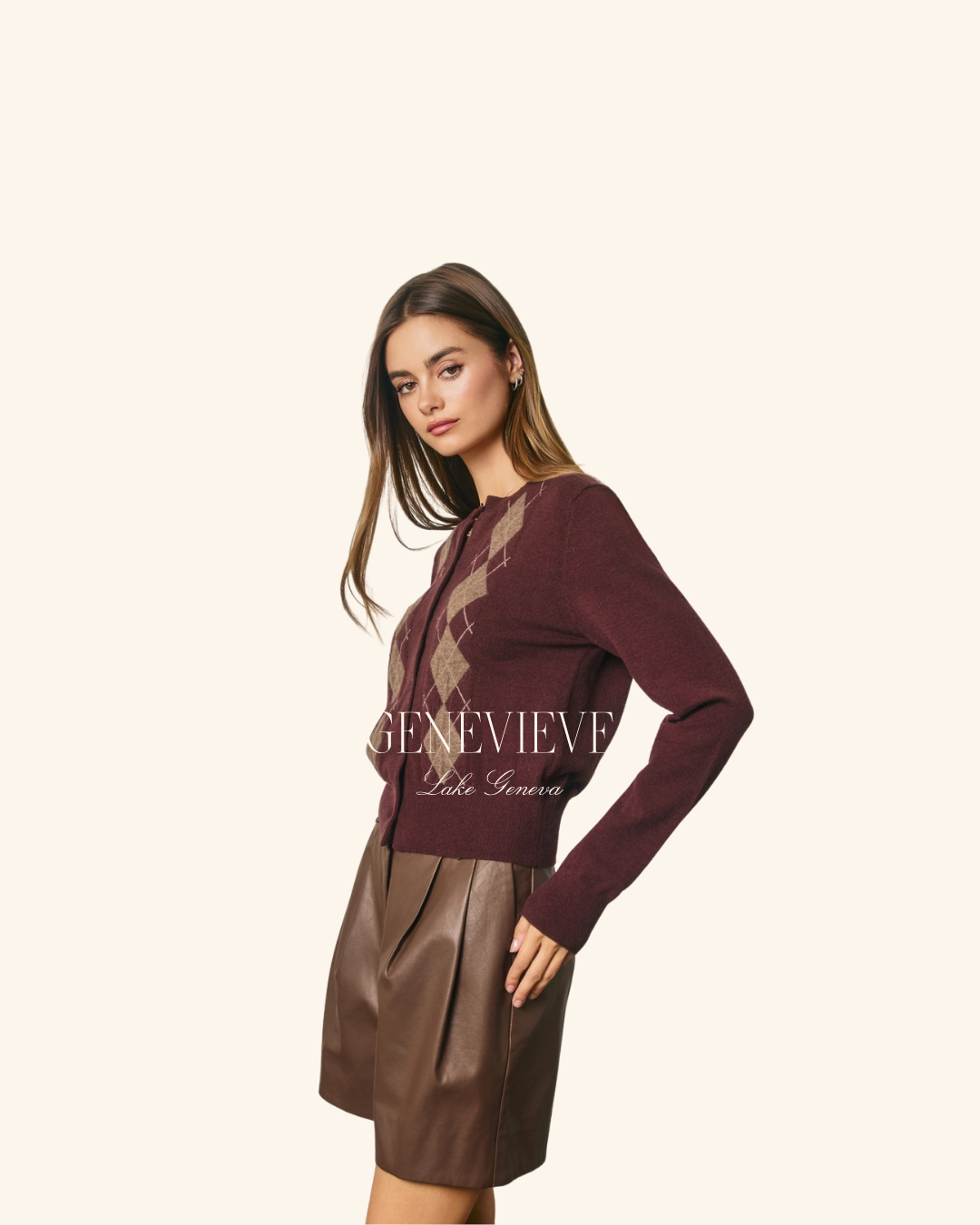 Dress Forum Argyle Cardigan