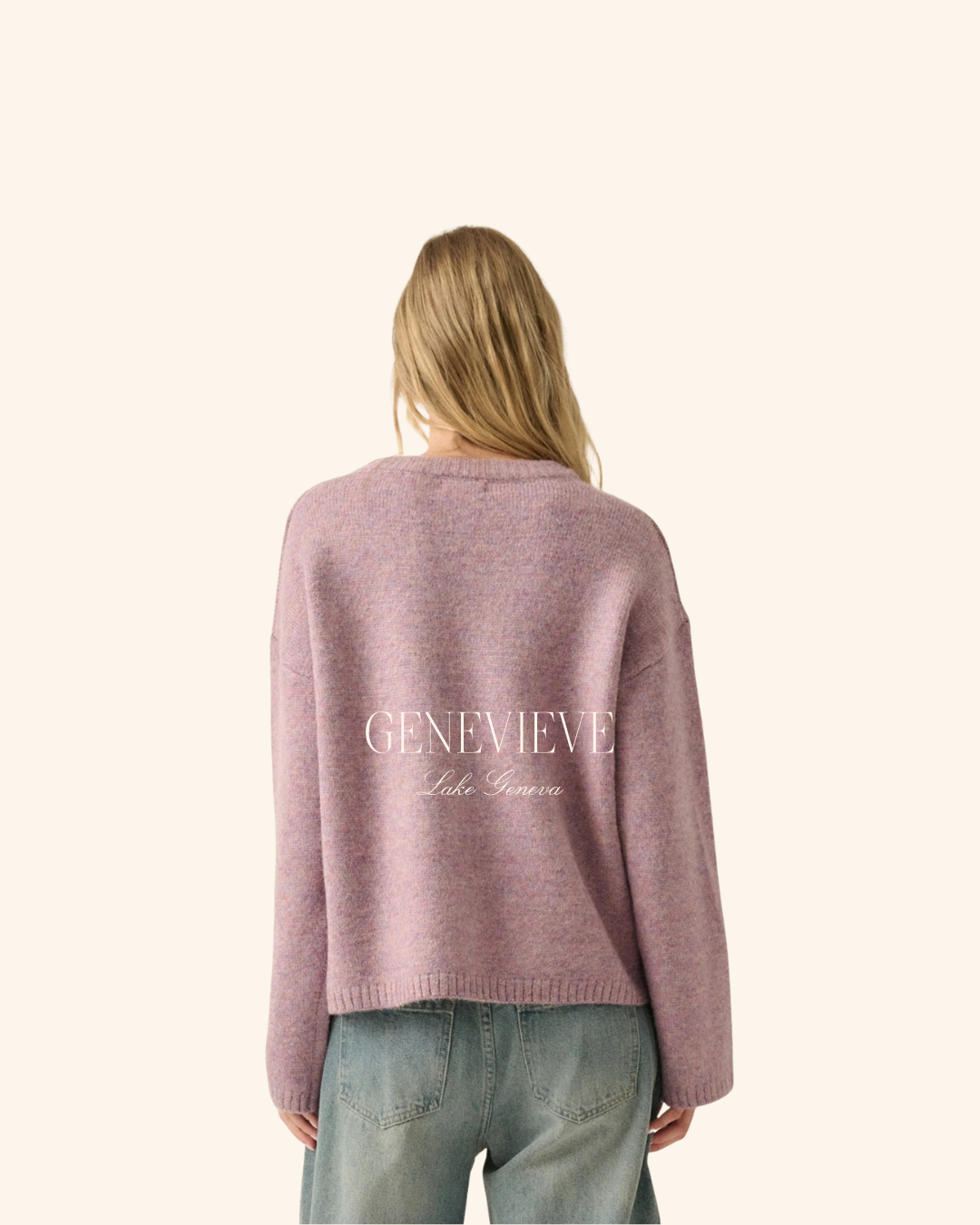 Carrie The Pug Aubergine Promesa Sweater