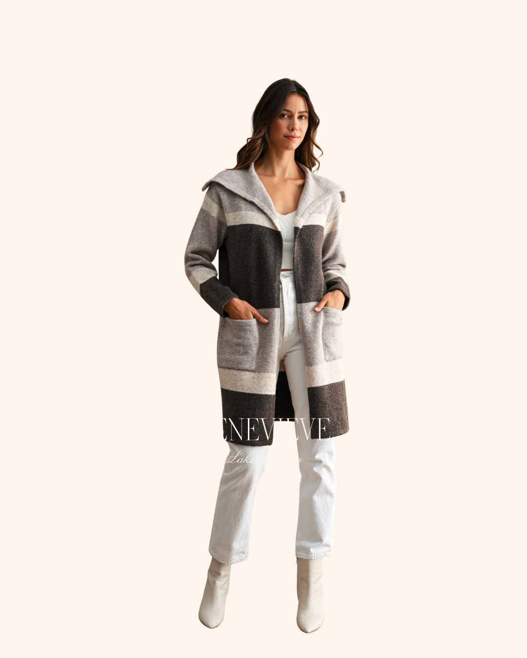 Mable Brown Multicolored Cardigan