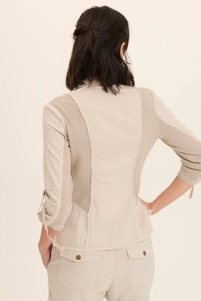 Wearables Linen Raphael Distressed Blazer