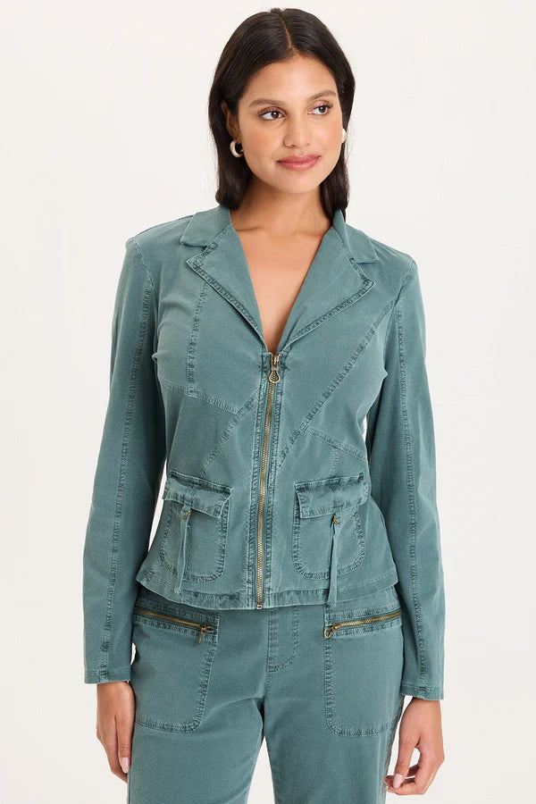 Wearables Riddell Twill Zip Up Jacket