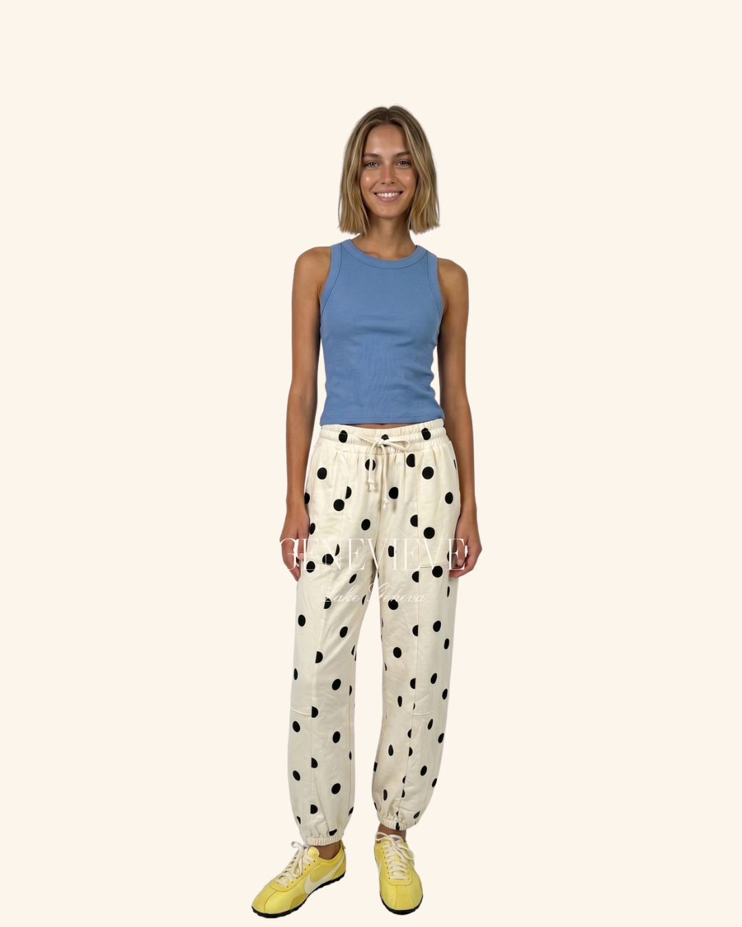 Twentifourth Blue Ribbed Cropped Tank