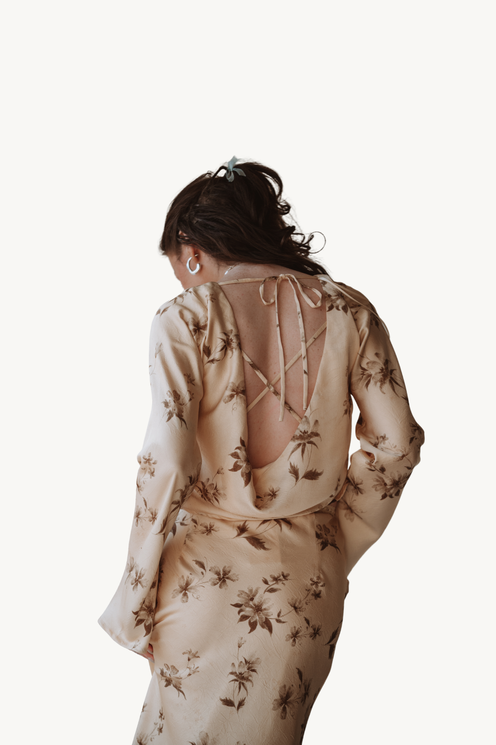 Emory Park Cowl Neck Long Sleeve Blouse