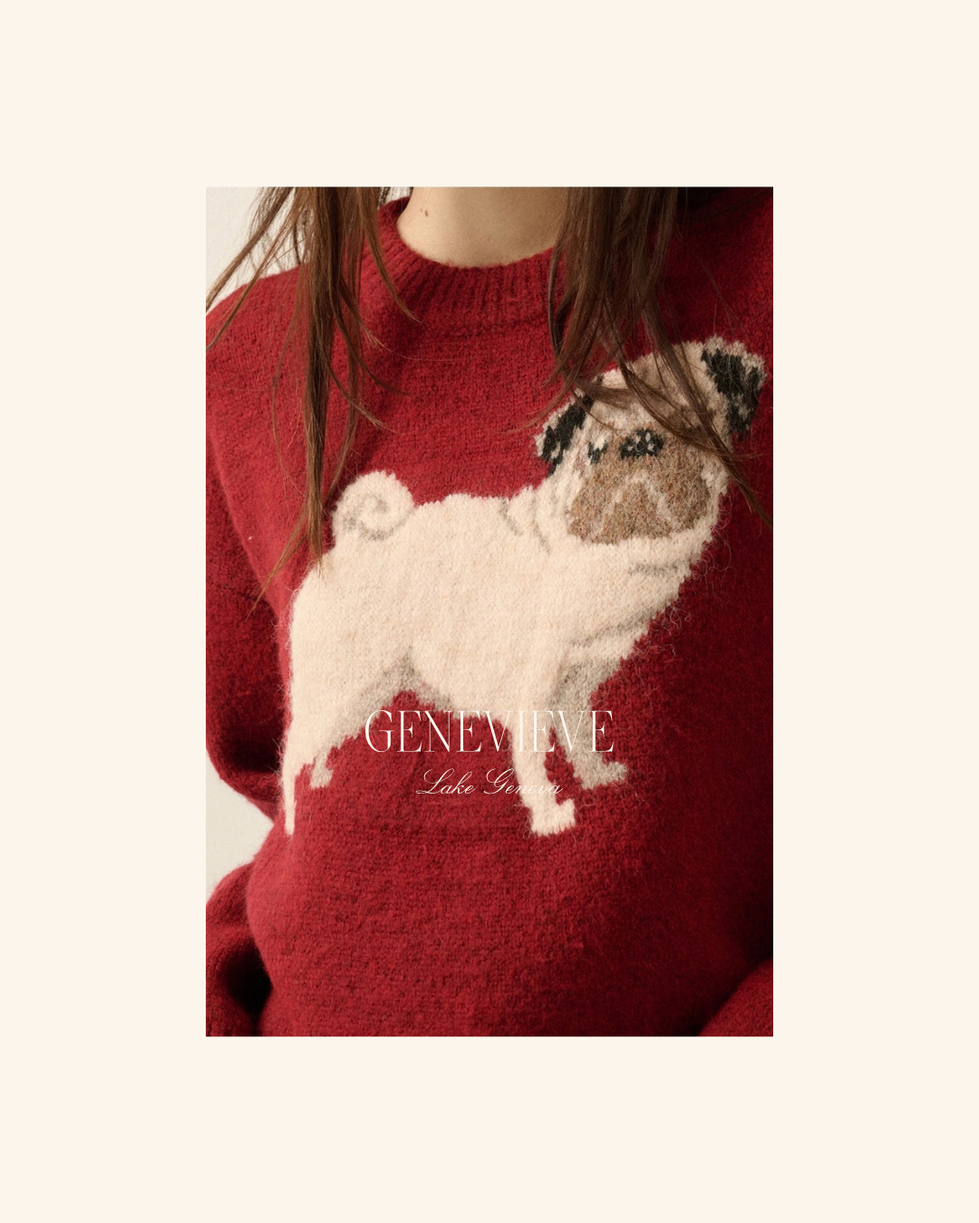 Arther The Pug Mulberry Promesa Sweater