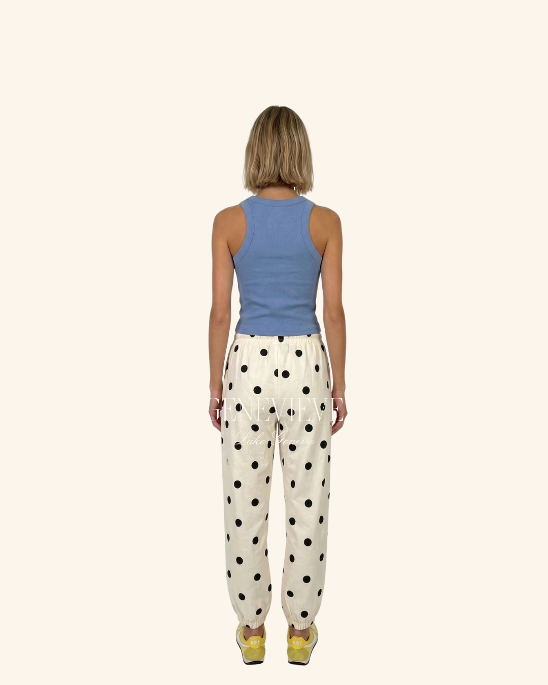 Twentifourth Blue Ribbed Cropped Tank