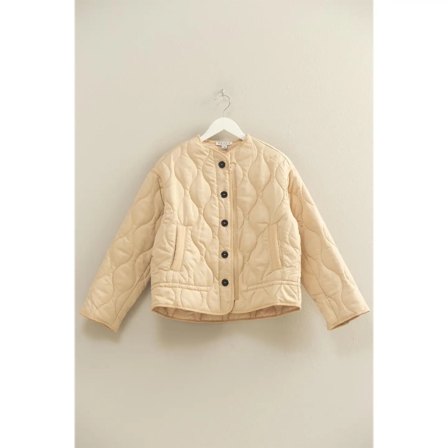 HYFVE Quilted Peplum Outerwear Jacket (Various Colors)