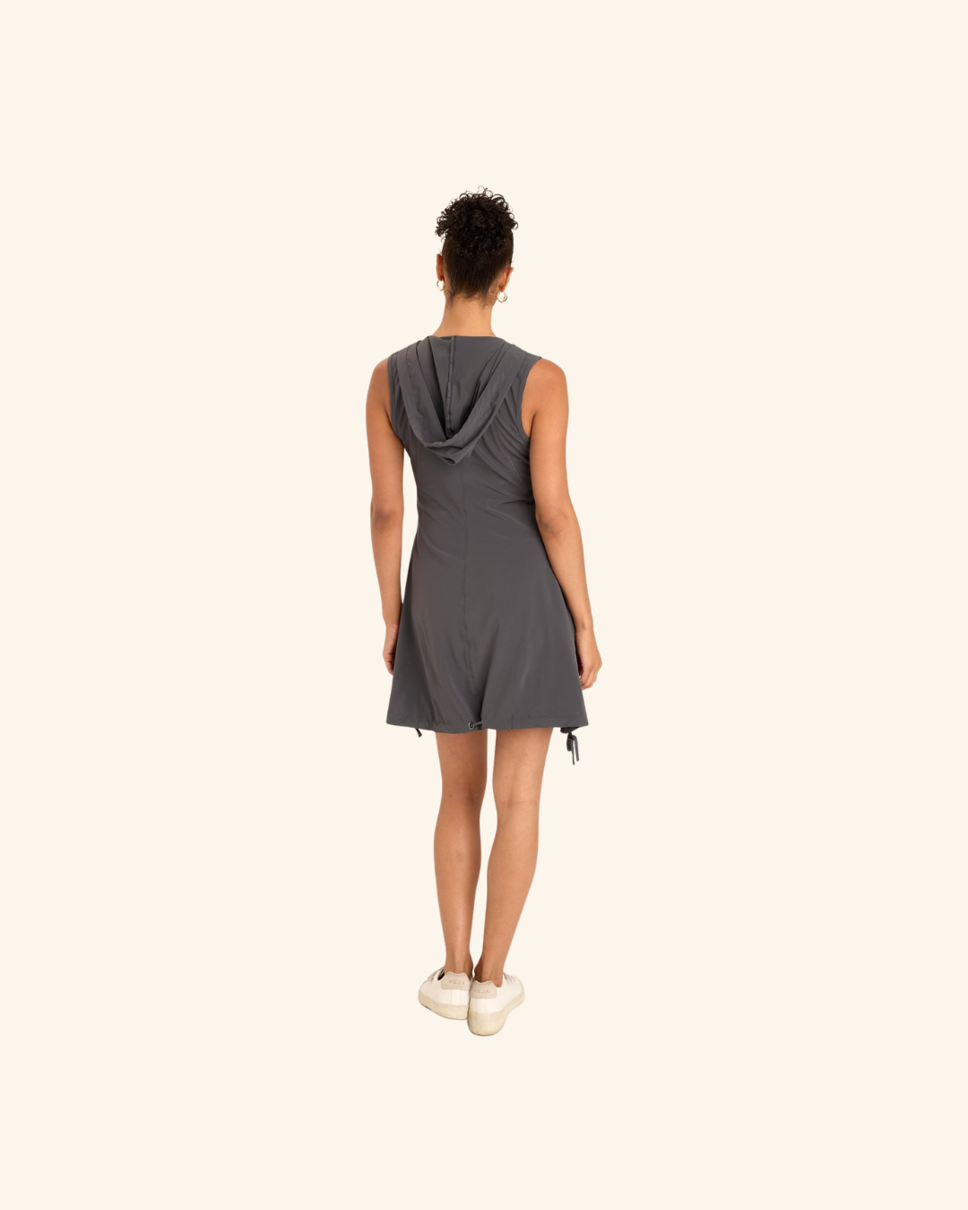 Wearables Sumi Active Whisper Stretch Hooded Cargo Mini Dress