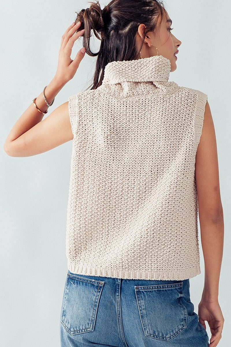 Trend: Notes Cowl Neck Crochet Top