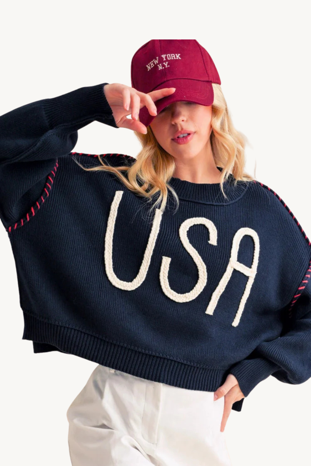 Aemi + Co USA Sweater