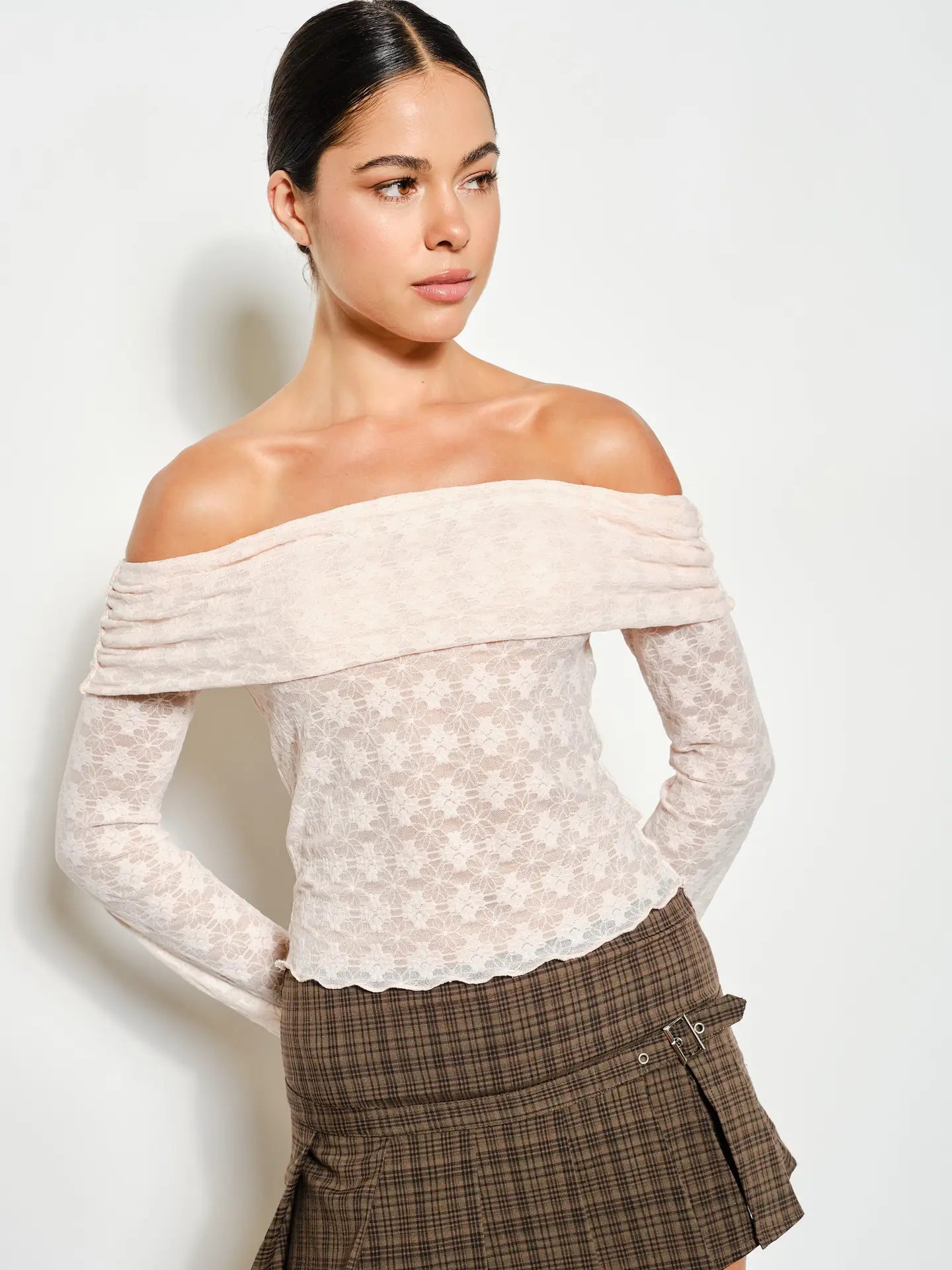 Pretty Garbage Briella Off Shoulder Top