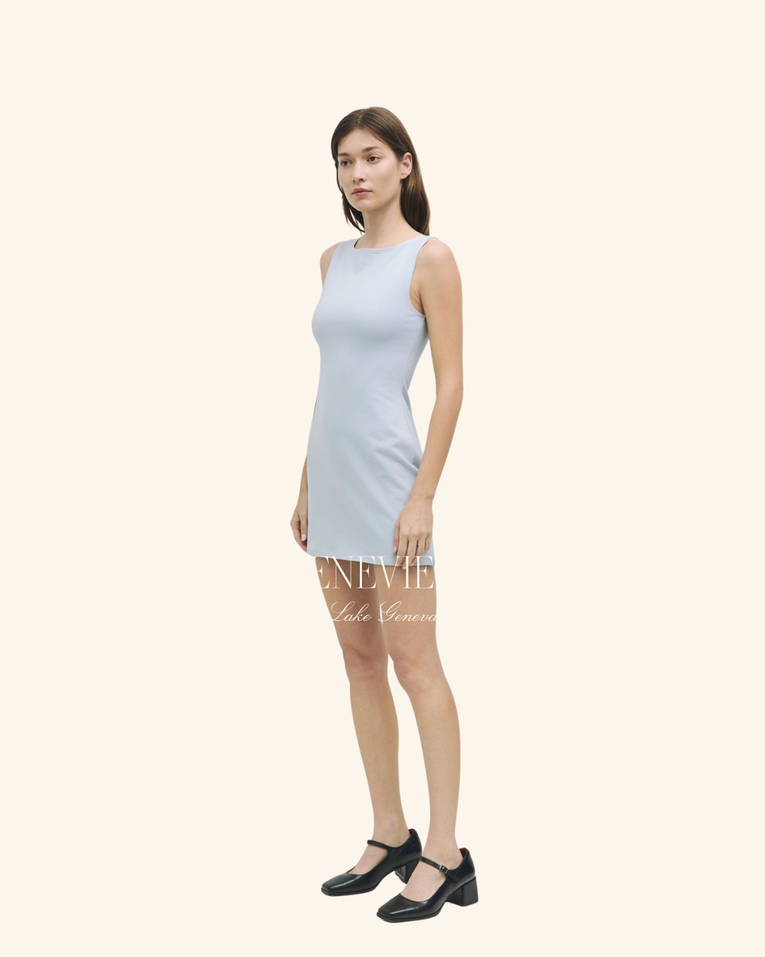 All Row Light Blue Nikki Dress