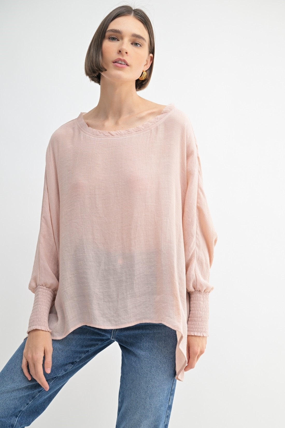Fun2Fun Solid Oversized Top (Various Colors)