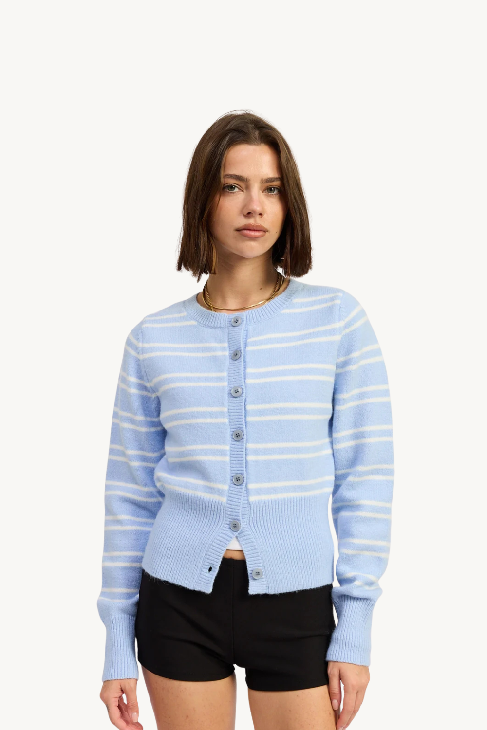 Emory Park Button Down Striped Cardigan