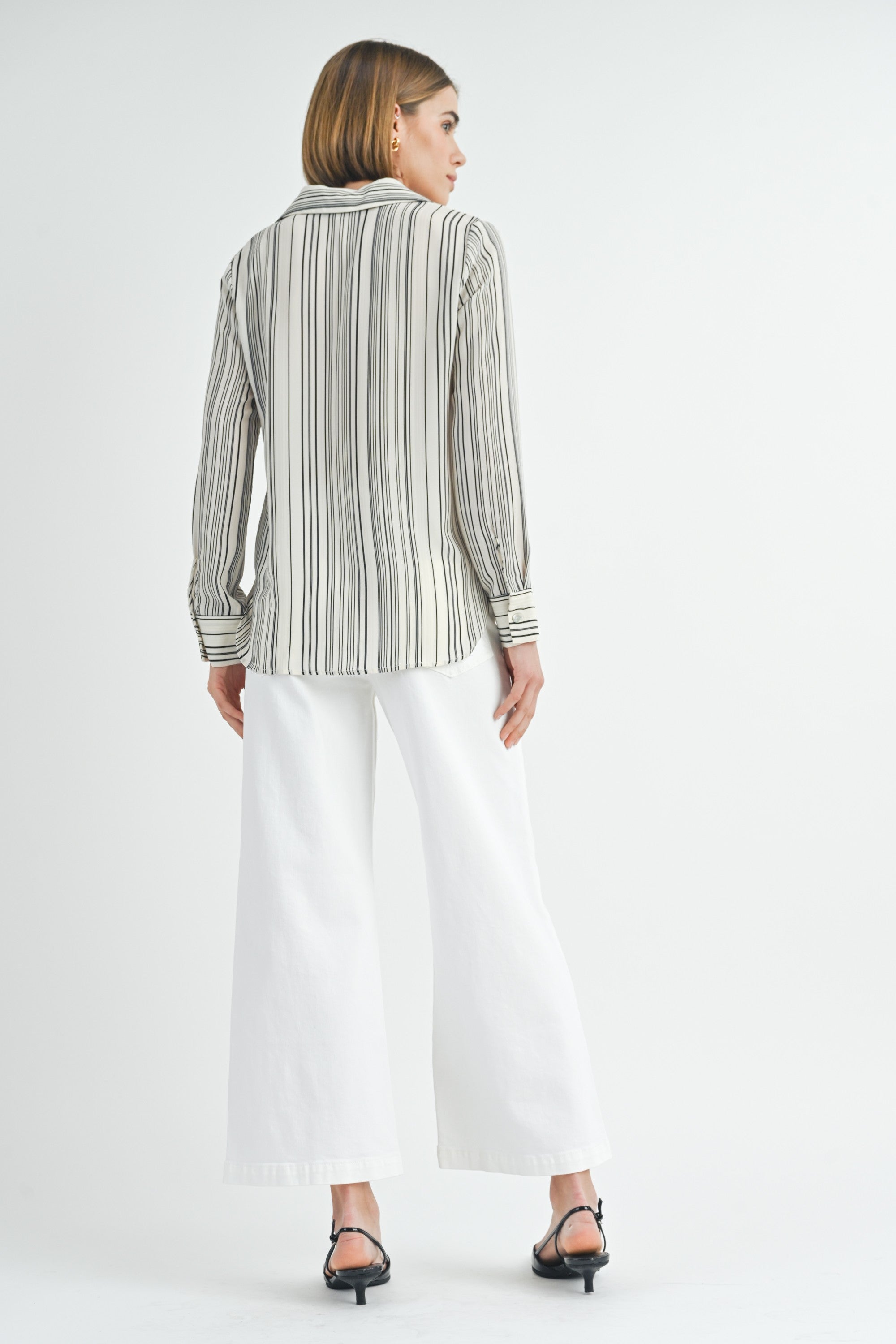Fun2Fun Stripe Button-down Shirt