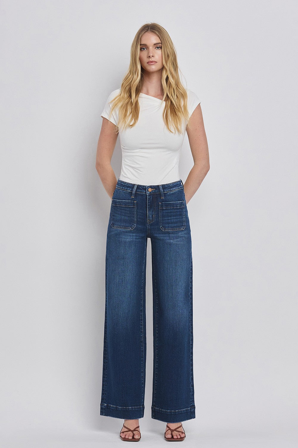 Vevert High Rise Wide Trouser Jeans