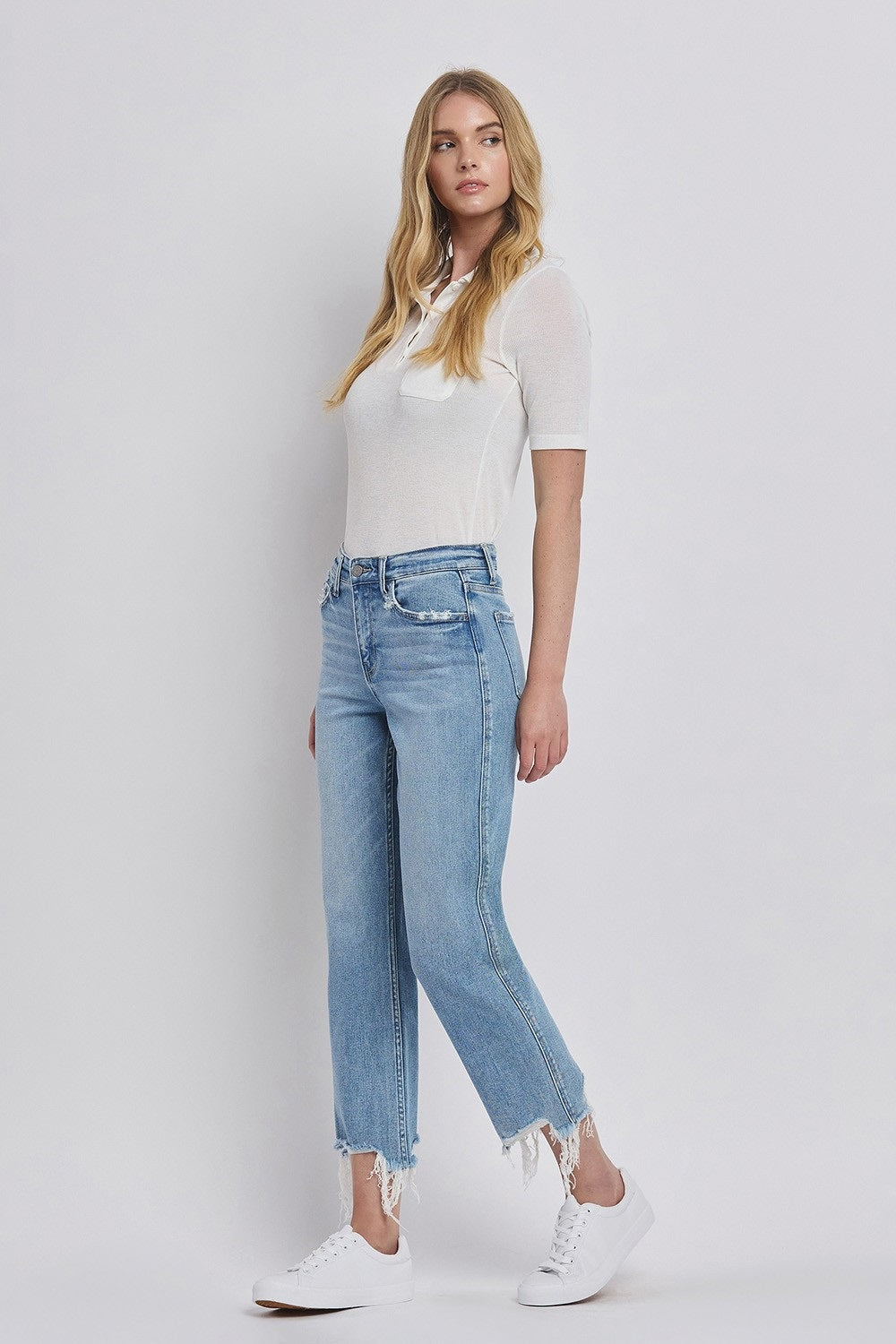 Vervet High Rise Regular Straight Jeans