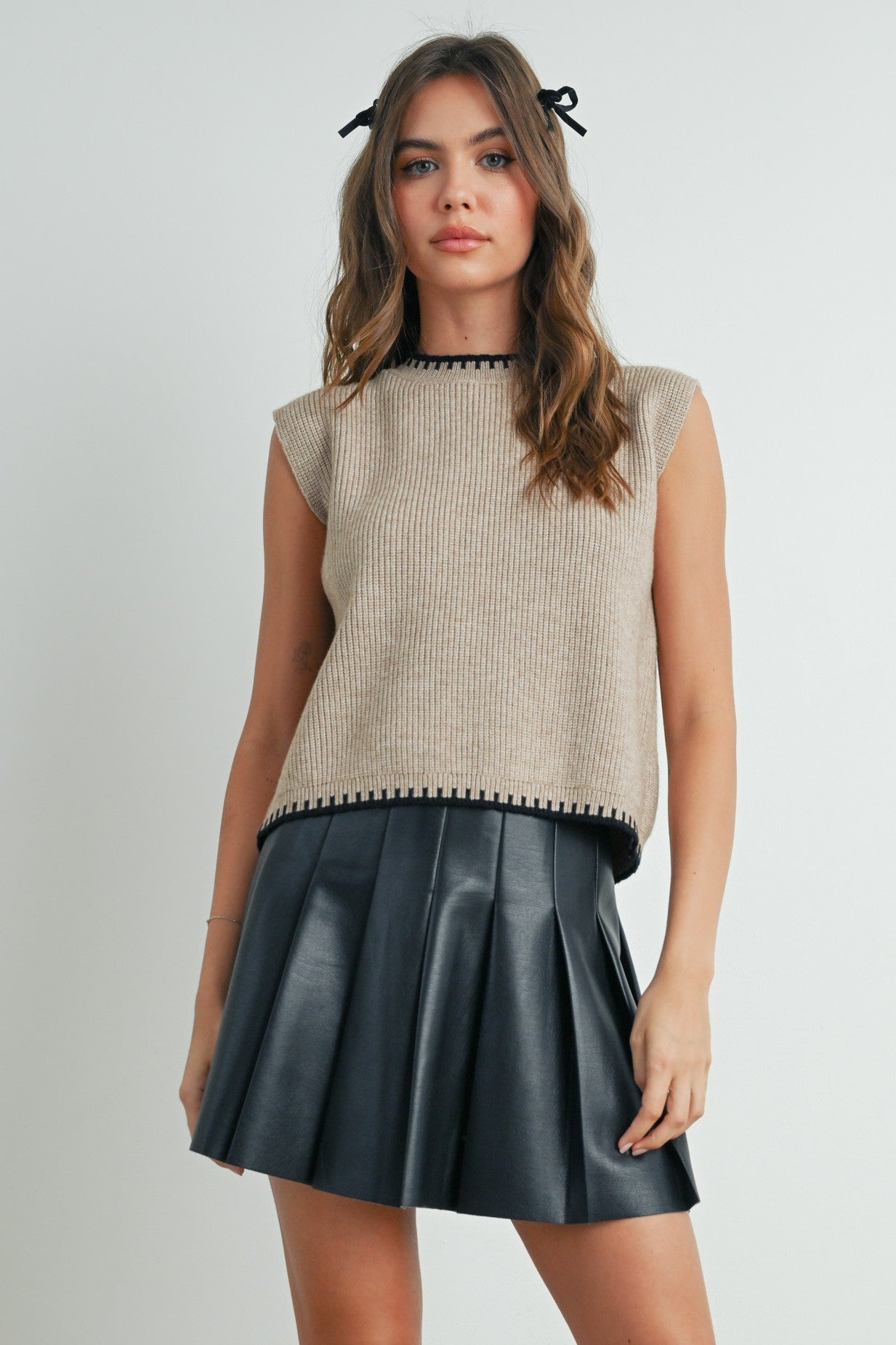 Buttermelon Soft Ribbed Sweater Vest