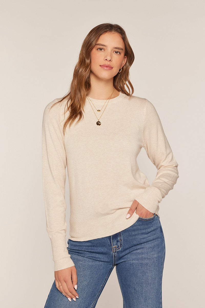 Tea N Rose Soft Touch Long Sleeve Sweater