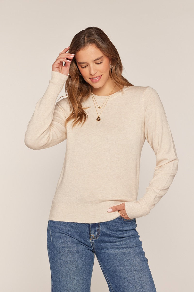 Tea N Rose Soft Touch Long Sleeve Sweater