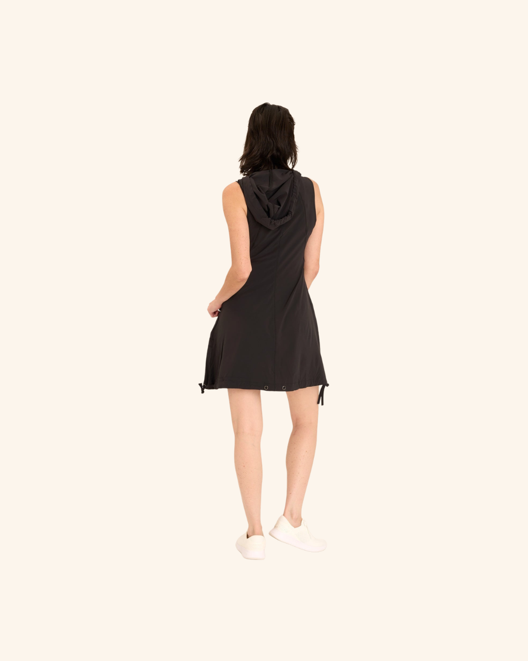 Wearables Sumi Active Whisper Stretch Hooded Cargo Mini Dress